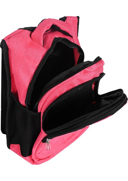 2040 Su Geçirmez Okul Sırt Çantası Pembe indirimleri