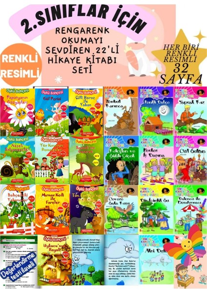 2.sınıf Öğrencilerinin Zevkle Okuyacağı Hikaye Seti