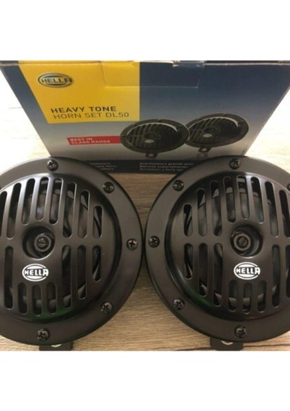 Orjinal DL50 Süperton Korna Ikili Set 12 Volt Yeni Model Perçinli