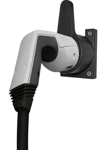 Type2 Ev Holder''black'' / Elektrikli Araç Tip2 Soket Uyumlu Kablo Toparlayıcı''siyah''