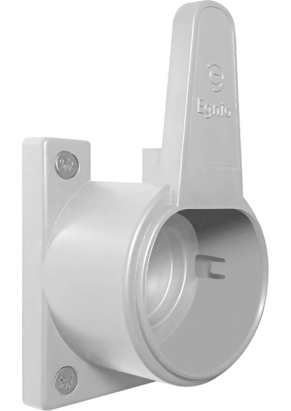 Type2 Ev Holder''white'' / Elektrikli Araç Tip2 Soket Uyumlu Kablo Toparlayıcı''beyaz''