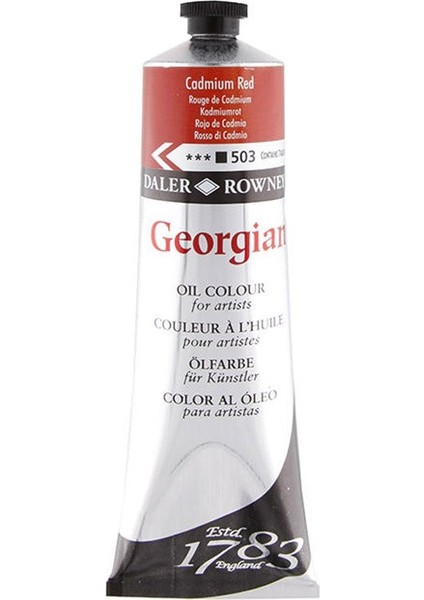 Georgian Yağlı Boya 225ML 502 Cadmium Red Hue