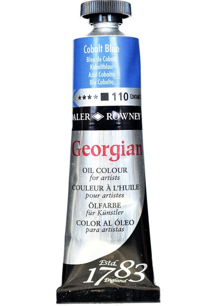 Georgian Yağlı Boya 38ML 110 Cobalt Blue Pigment Natural