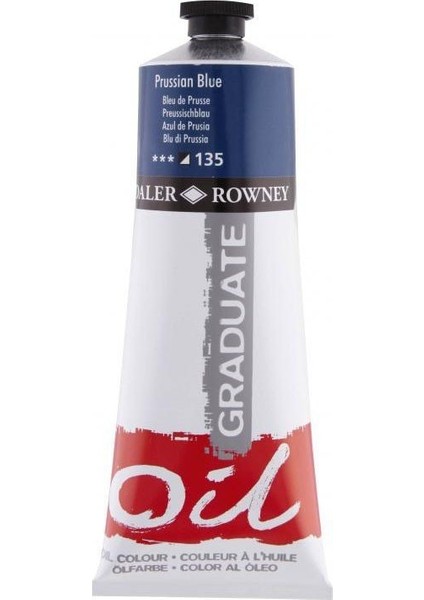 Graduate Yağlı Boya 200ML 135 Prussian Blue