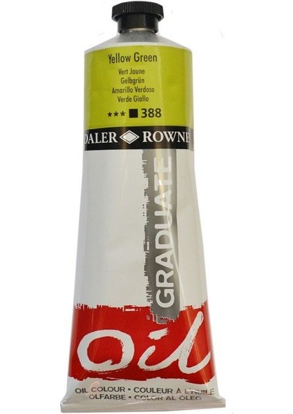 Graduate Yağlı Boya 200ML 388 Yellow Green