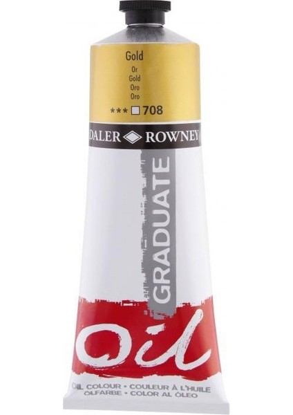 Graduate Yağlı Boya 200ML 708 Gold
