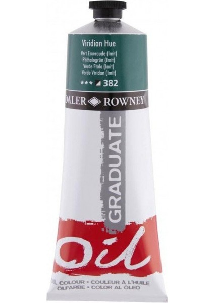 Graduate Yağlı Boya 38ML 382 Viridian Hue