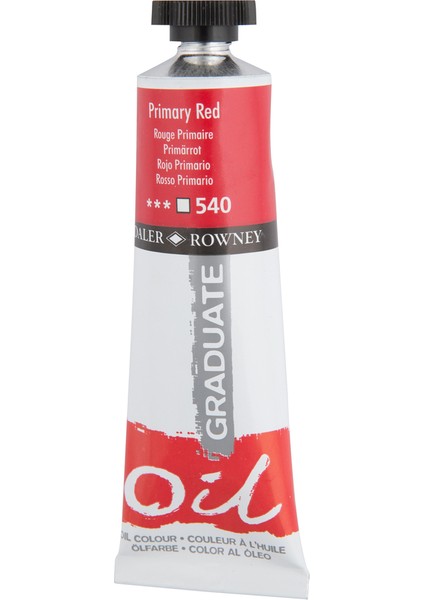 Graduate Yağlı Boya 38ML 540 Primary Red