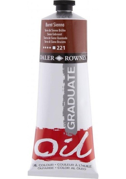 Graduate Yağlı Boya 200ML 221 Burnt Sienna