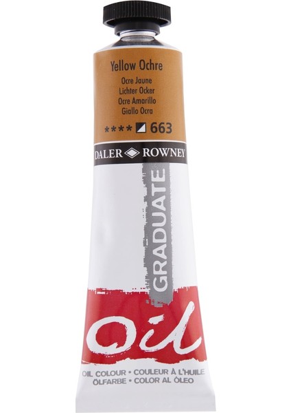 Graduate Yağlı Boya 38ML 663 Yellow Ochre