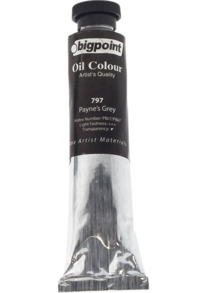 Yağlı Boya 200ML Paynes Grey 797