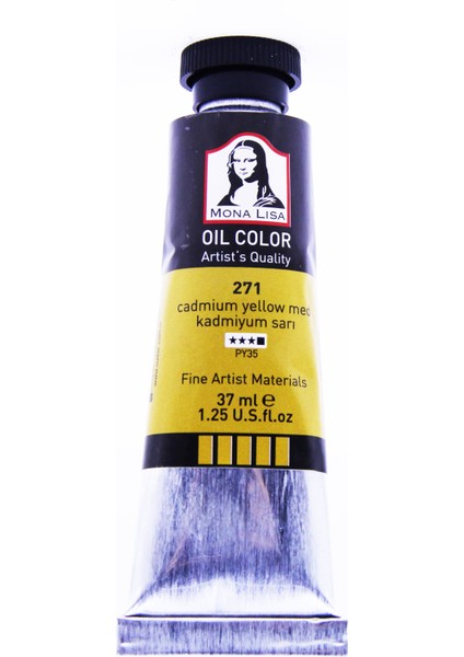 Yağlı Boya 37 ml Kadmiyum Sarı 271