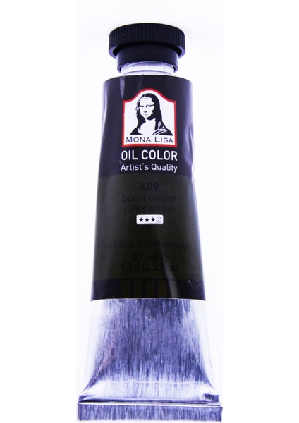 Yağlı Boya 37 ml Yanık Amber 409