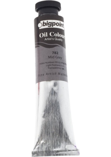 Yağlı Boya 200ML Mid Grey 782