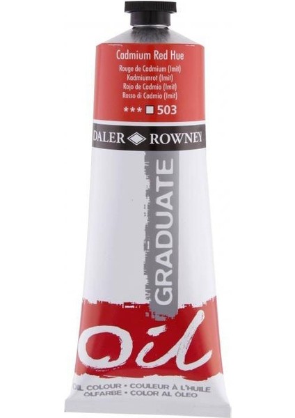 Graduate Yağlı Boya 200ML 503 Cadmium Red Hue