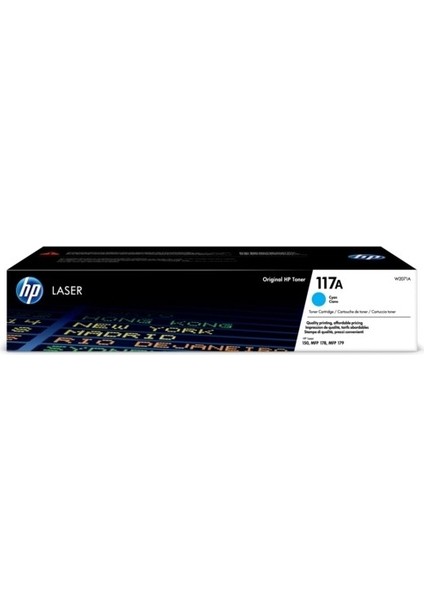 Hp (117A) W2071A Mavi Orjinal Toner 4ZB94A AX458