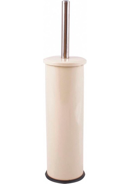 Dekoratif Klozet Fırça Seti Krem 36 Cm