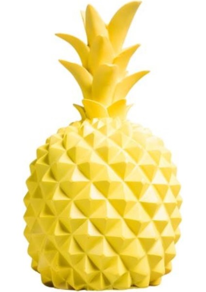 Ananas Şeklinde Desenli Büyük Boy Pilli Masa ve Gece Lambası 21X10X21 cm