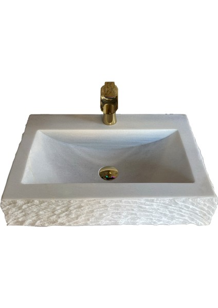 Afyon Beyaz Mermer Dışı Yatay Tarama Lavabo fiyatları