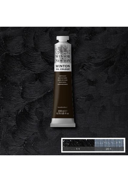 Yağlı Boya 200 Ml. 25 Lamp Black