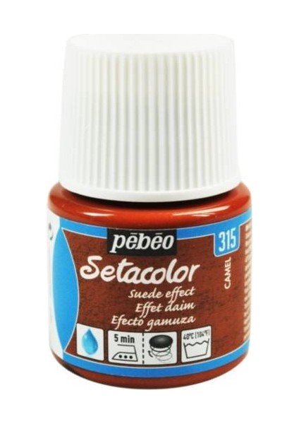 Suede Effect (Süet Etkisi) Kumaş Boyası 315 Camel 45 ml