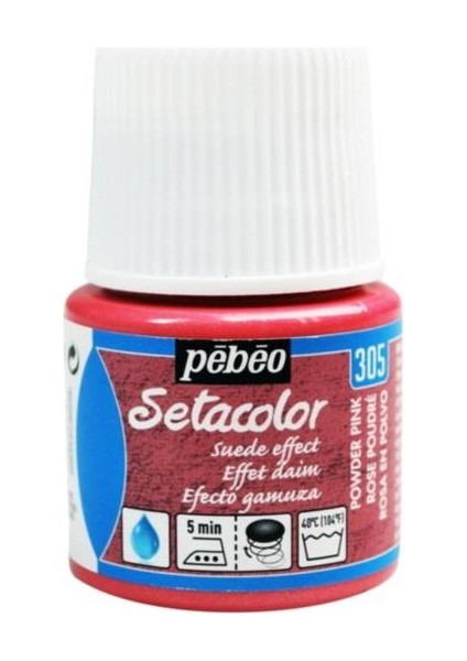 Suede Effect (Süet Etkisi) Kumaş Boyası 306 Rosewood 45 ml