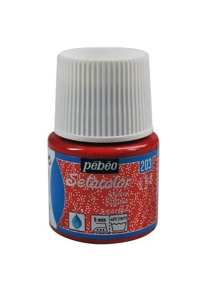 Glitter (Simli) Kumaş Boyası 203 Ruby 45 ml