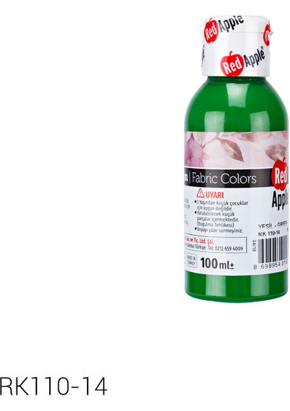 Kumas Boyası 100 ml Yesıl