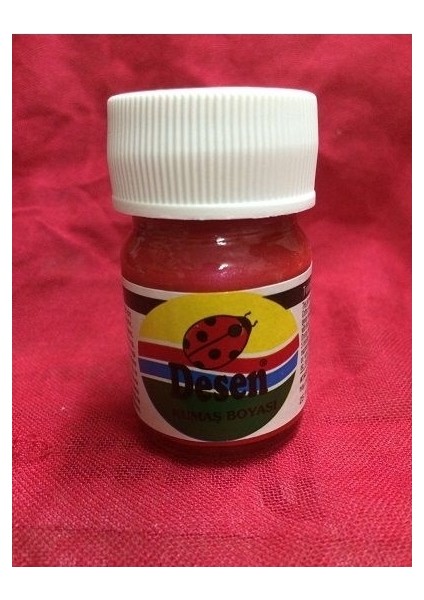 Metalik Kırmızı Kumaş Boyası 25 ml