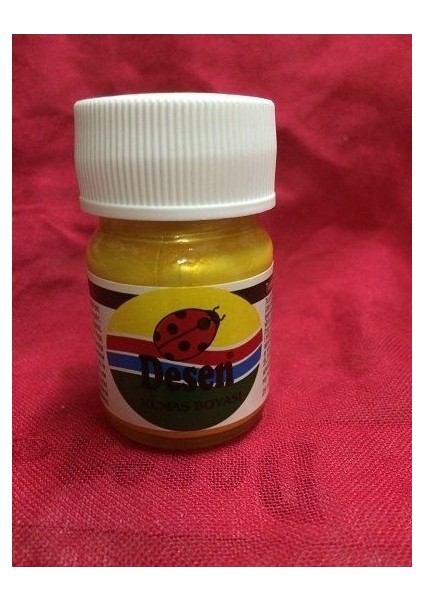 Metalik Koyu Sarı Kumaş Boyası 25 ml