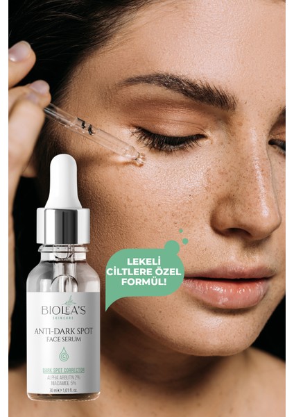 Lekeli Ciltler Için Aydınlatıcı Yüz Bakım Serumu Niacinamide 5% + Alpha Arbutin 2% 30 ml