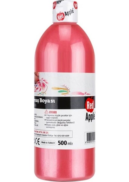 Metalik Kumaş Boyası 500 Ml. M.pembe