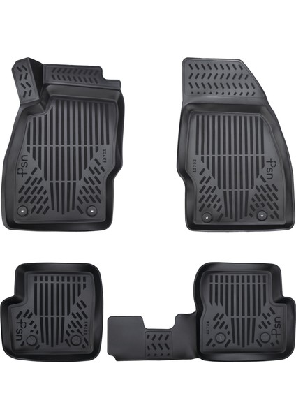 Opel Corsa D ( 2006-2014 ) İle Uyumlu - Araca Özel 3D Paspas