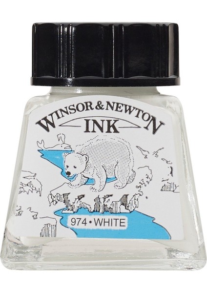 Drawing Ink Çini Mürekkebi 14ML 702 White