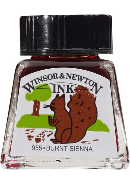 Drawing Ink Çini Mürekkebi 14ML 074 Burnt Sienna