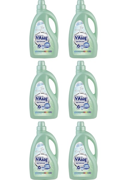 Sıvı Çamaşır Deterjanı Hassas Ciltler 6 x 2,7 lt