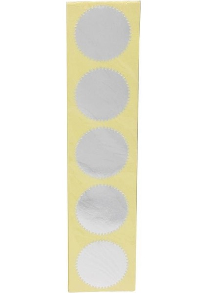 3D Kabartma Alüminyum Etiket 50 Adet 45MM Kendinden Yapışkanlı Gümüş fiyatları