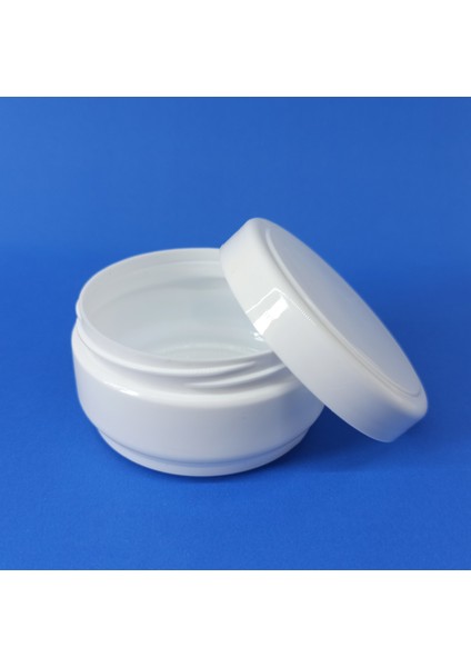 1 Adet Beyaz Boş Kozmetik-Pomat-Krem-Hobi Kutusu Plastik Krem Kavanozu 25-30-50-100-150 ml Seçenekli fiyatları