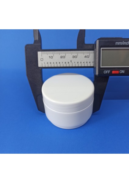 25 Adet Beyaz Boş Kozmetik-Pomat-Krem-Hobi Kutusu Plastik Krem Kavanozu 25-30-50-100-150 ml Seçenekli modelleri