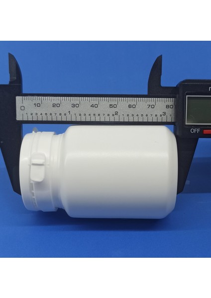100 ml Yırtılır Kapak Sakız-Numune-Ilaç-Tarım-Ecza-Tablet-Hap-Kapsül Plastik Kutu Şişesi