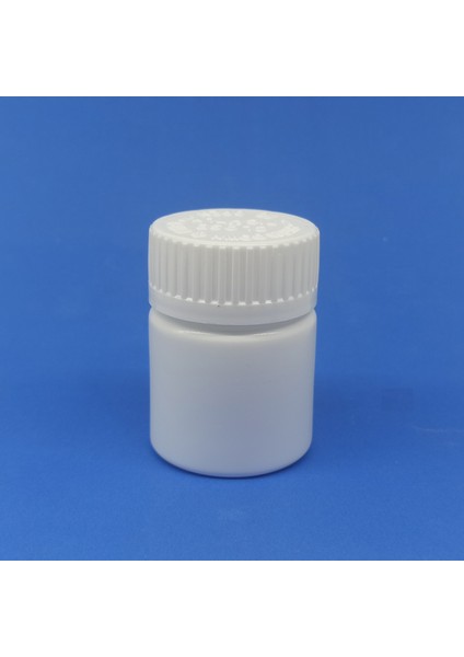 50 Adet 30 ml Bastır Çevir Kapak Numune-Ilaç-Tarım-Ecza-Tablet-Hap-Kapsül Plastik Ilaç Kutu Şişesi