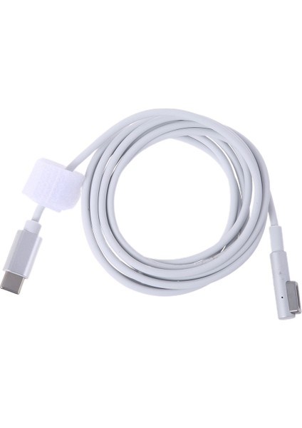 USB C Type Dişi Magsafe Kablo Adaptörü 85W Pd Bilgisayar Kablosu - Beyaz (Yurt Dışından)