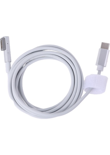 USB C Type Dişi Magsafe Kablo Adaptörü 85W Pd Bilgisayar Kablosu - Beyaz (Yurt Dışından)