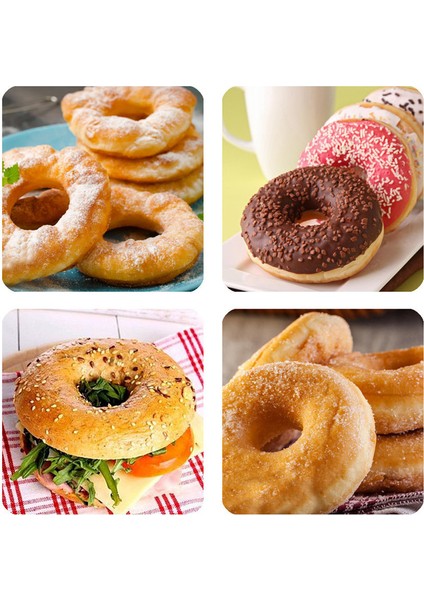 6 Mini Kek Kalıbı Silikon Buhar Dayanıklı Yüksek Isıya Dayanıklı (Yurt Dışından)