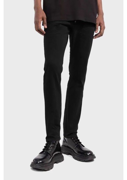 Streç Pamuklu Düşük Bel Skinny Skater Jeans Erkek Kot Pantolon S74LB1137 S30733 900