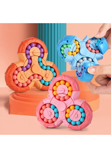 Altı Taraflı Eğirme Fidget Spinner Topu - Pembe (Yurt Dışından) fiyatları