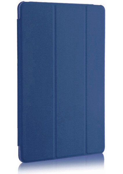Apple iPad Pro 11`` 2022 4. Nesil Kılıf (A2759-A2435-A2761-A2762) Smart Case ve Arka Kapak Lacivert