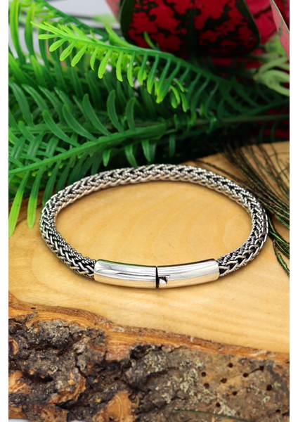 925 Ayar Gümüş Erkek Oksitli Bileklik 201021836 modelleri