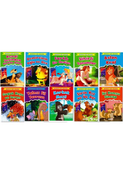 Miniklere Mini Masallar (10 Kitap Takım)