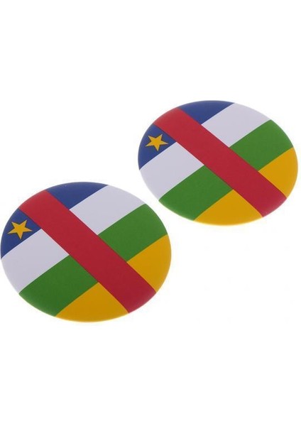 Country Flag Pin Rozeti 2 Pc (Yurt Dışından)